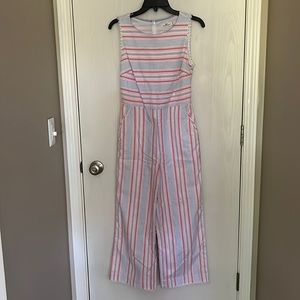 Vineyard Vines striped cropped jumpsuit size 0
